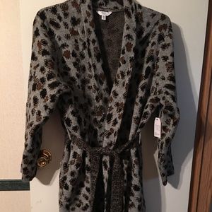 Cheetah print sweater